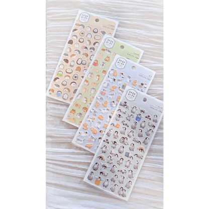 MIND WAVE Sticker Sheet Mame-Mame Animal Sticker Sheet