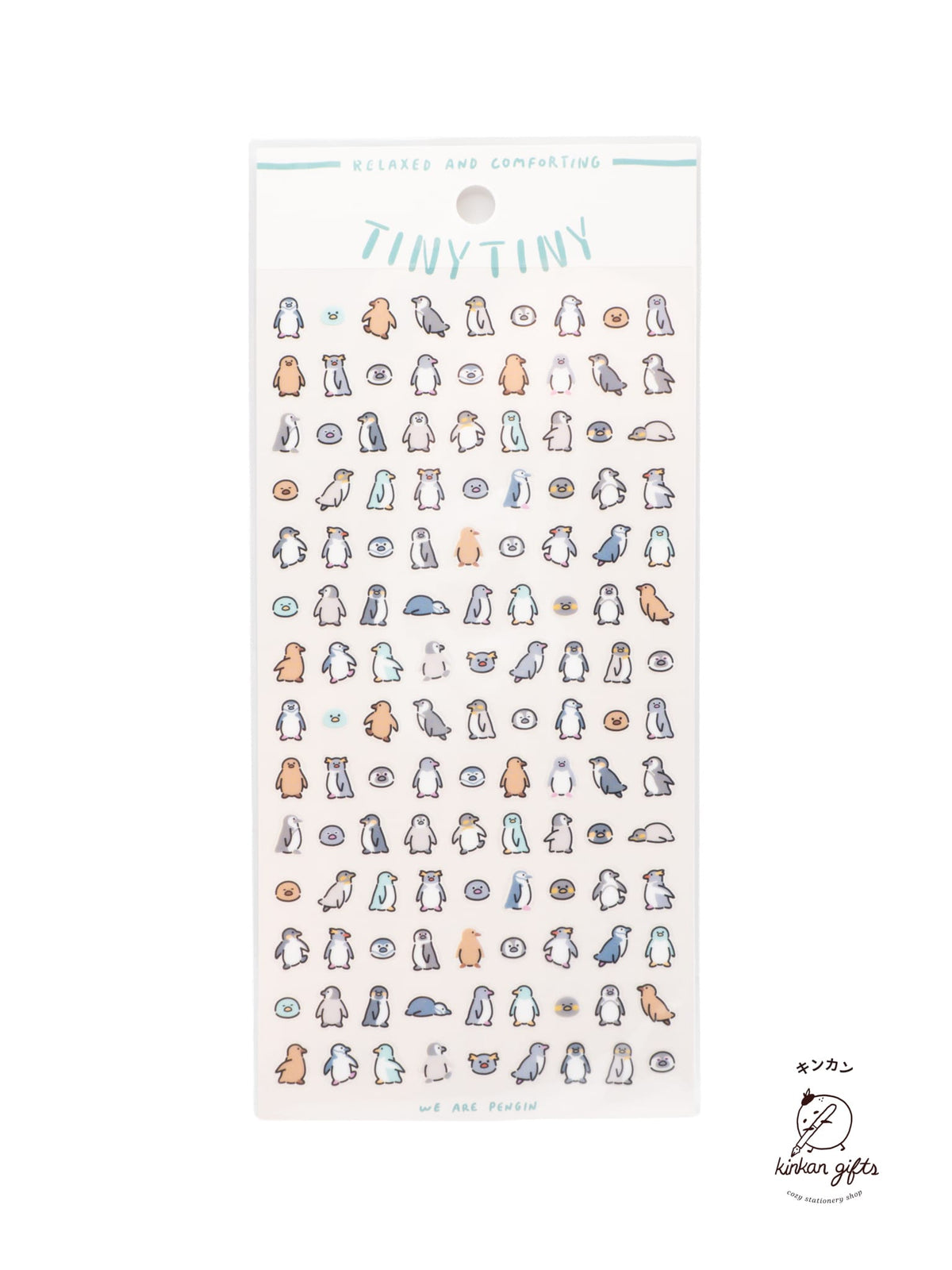 MIND WAVE Sticker Sheet Mindwave Tiny Tiny Sticker Sheet - Penguins