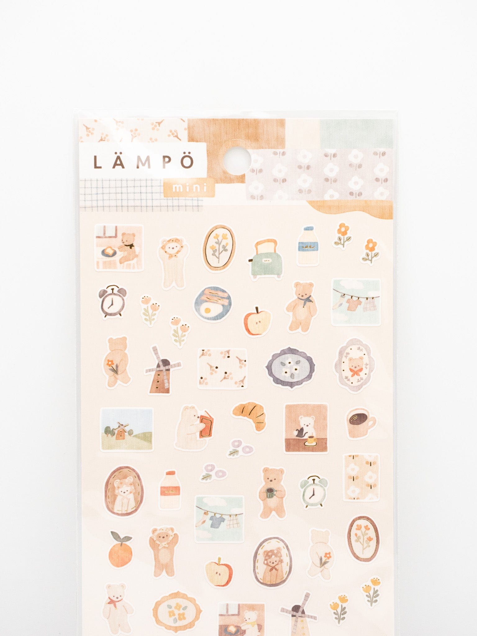 MIND WAVE Sticker Sheet Morning With a Bear Sticker Sheet