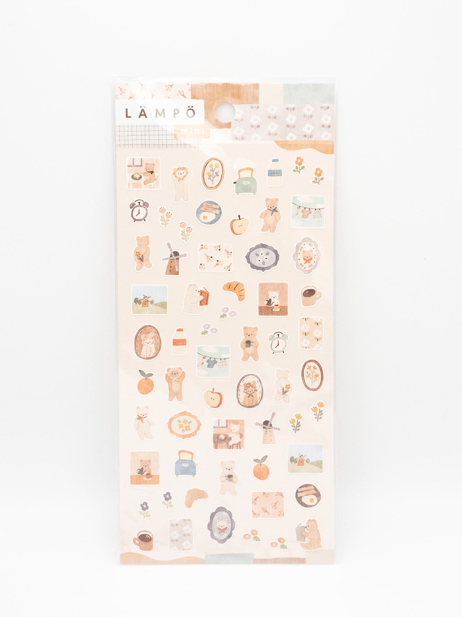 MIND WAVE Sticker Sheet Morning With a Bear Sticker Sheet