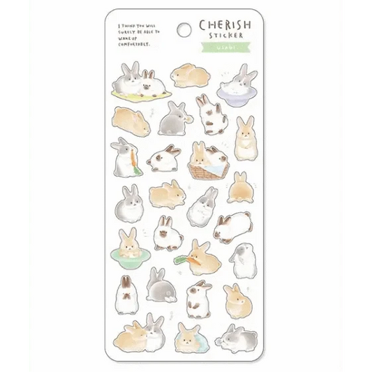 MIND WAVE Sticker Sheet Rabbit Stickers