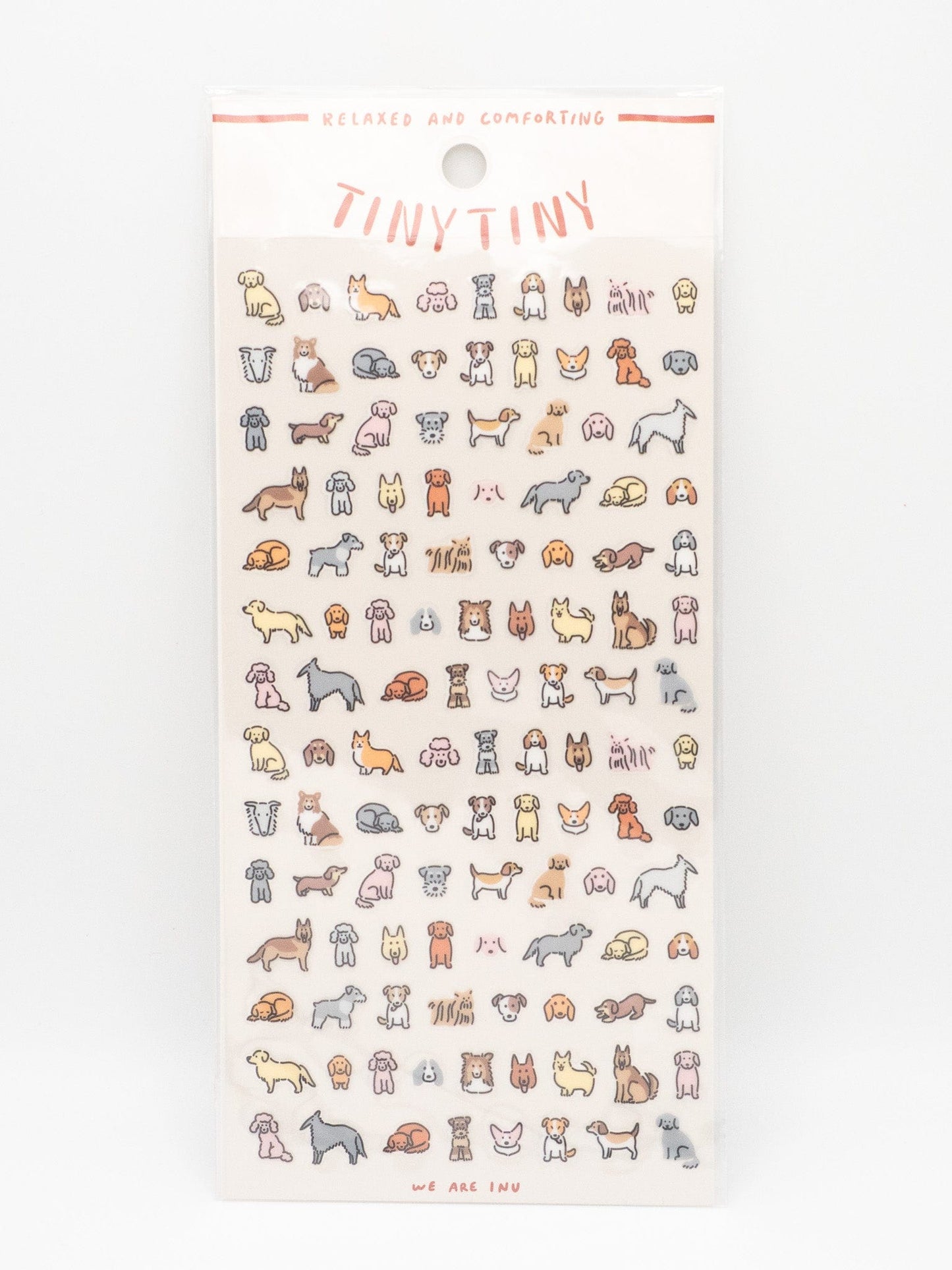 MIND WAVE Sticker Sheet Tiny Tiny Sticker Sheet - Inu (Dog)