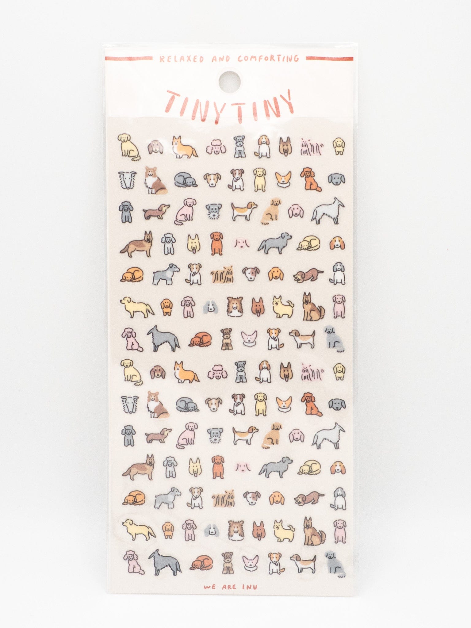 MIND WAVE Sticker Sheet Tiny Tiny Sticker Sheet - Inu (Dog)