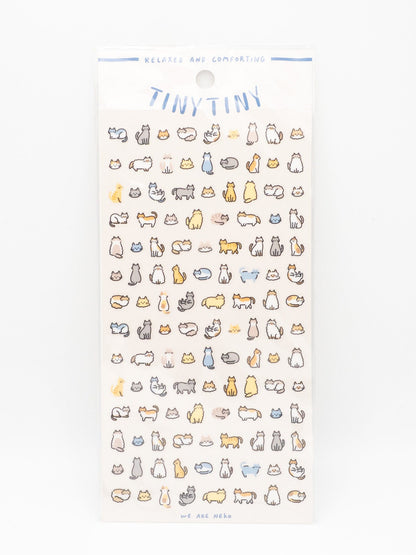 MIND WAVE Sticker Sheet Tiny Tiny Sticker Sheet- Neko (Cat)