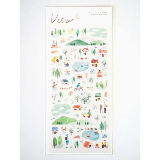 MIND WAVE Sticker Sheet View - Places Sticker Sheet - 7am
