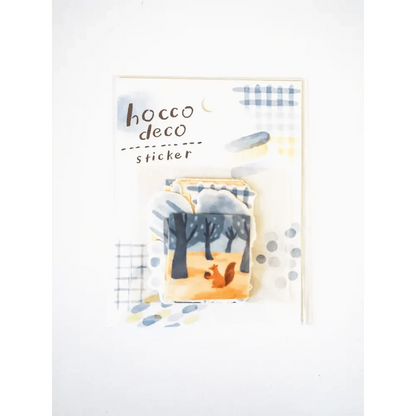 MIND WAVE Washi Stickers Blue Hocco Deco Sticker Pack
