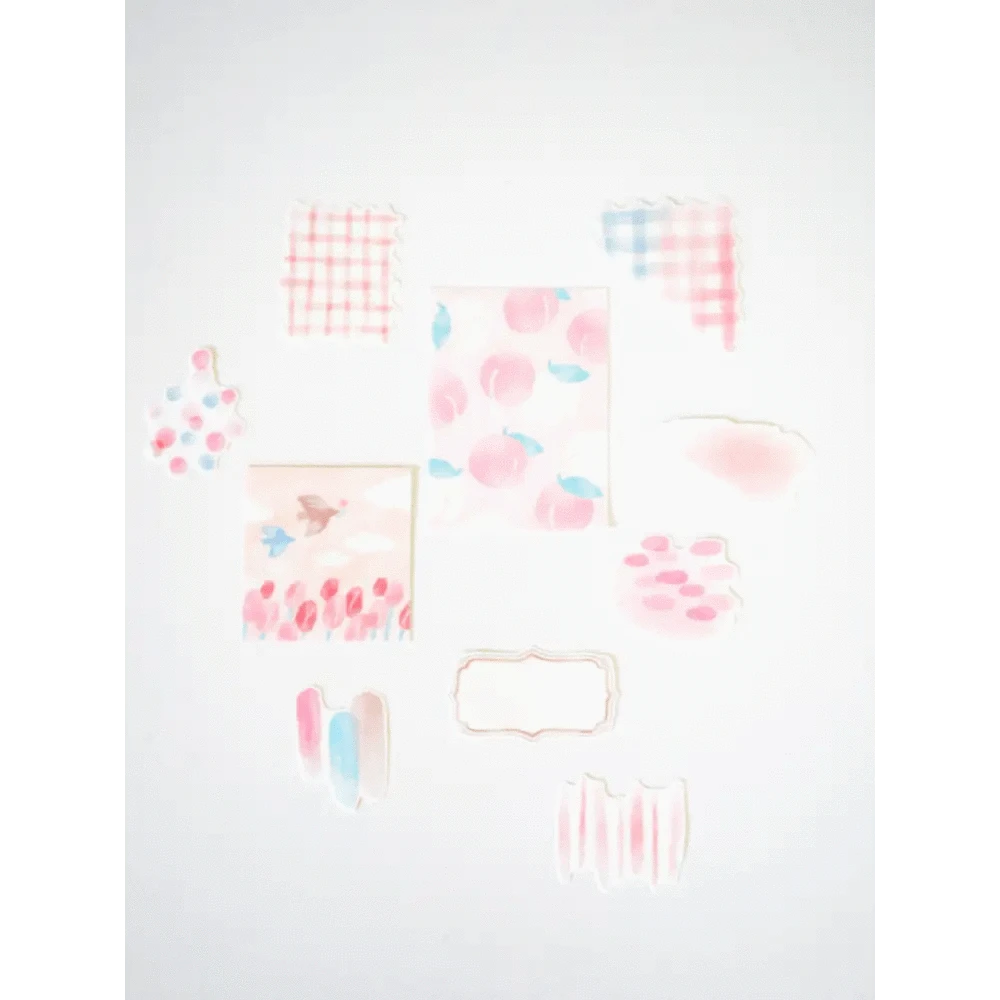 MIND WAVE Washi Stickers Pink Hocco Deco Sticker