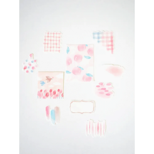 MIND WAVE Washi Stickers Pink Hocco Deco Sticker