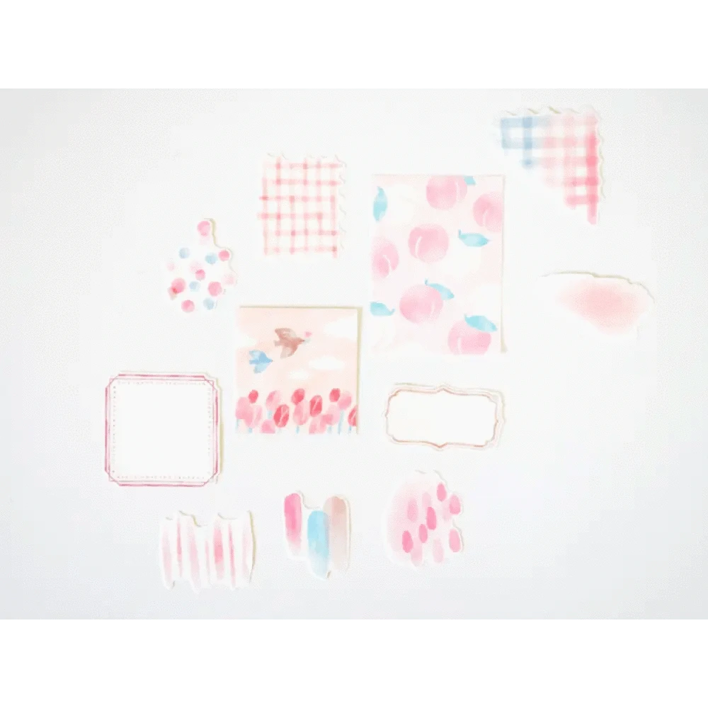 MIND WAVE Washi Stickers Pink Hocco Deco Sticker