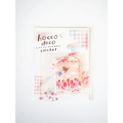 MIND WAVE Washi Stickers Pink Hocco Deco Sticker