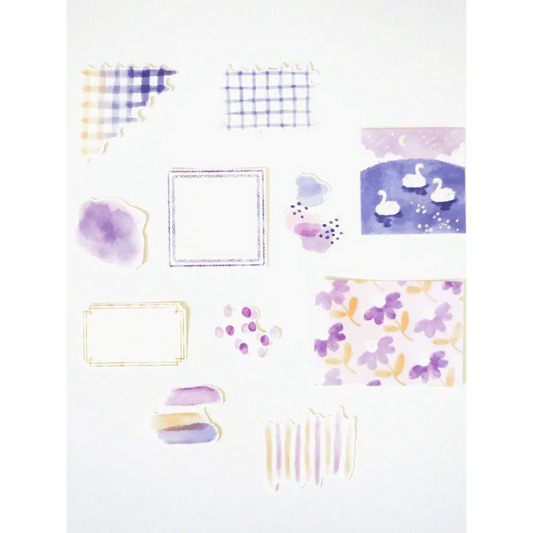 MIND WAVE Washi Stickers Purple Hocco Deco Sticker