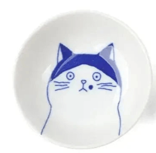 Miya Company Bowls, Plates & Dishes Spot Small Cat Bowl - Mino Ware