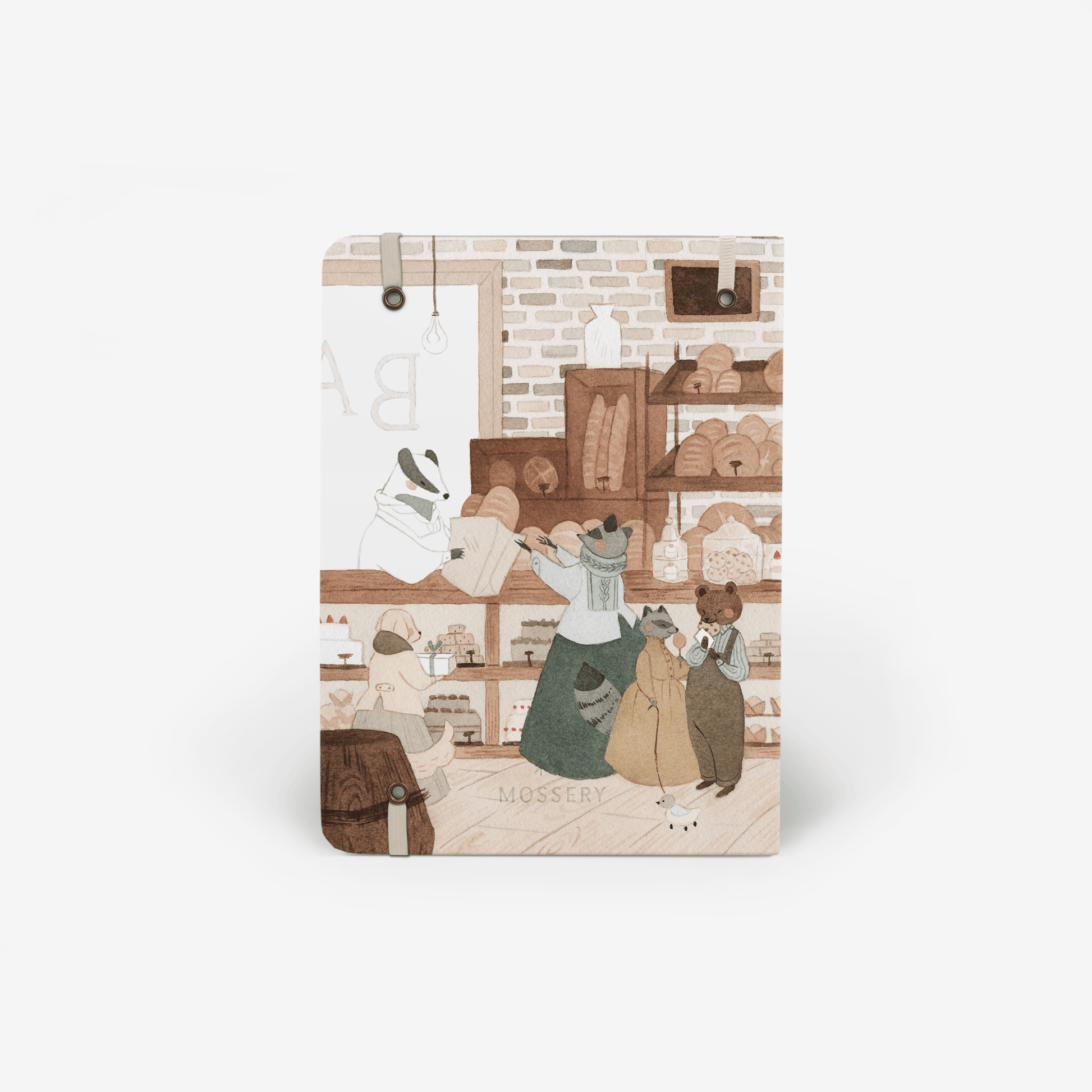 Mossery Monthly Planner + Weekly Vertical / 1st January 2026 - 31st December 2026 Bakery Logo 2026 Planner