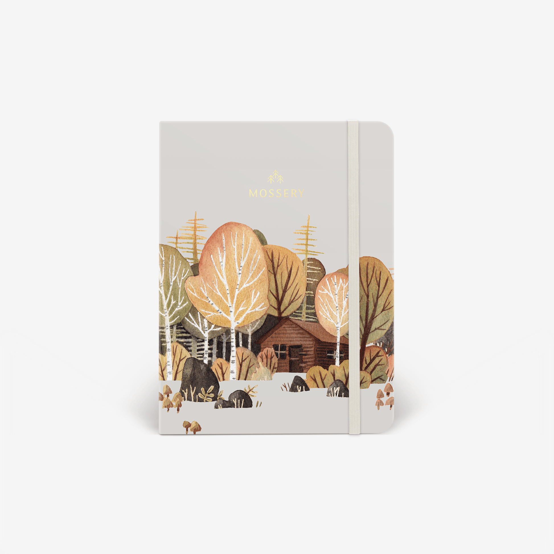 Mossery Monthly Planner + Weekly Vertical / Undated / 6 months Birch Forest Half-Year Undated Planner (MLT_H107-LG)