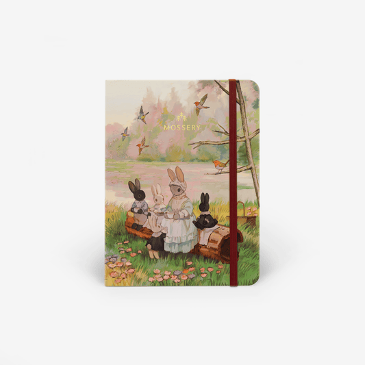 Mossery Mossery Undated Planner Picnic Bunnies Logo Undated Planner