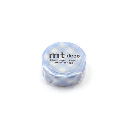 mt masking tape (Sweet Bella) 15mm thick checkered pastel ultramarine