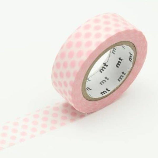 mt masking tape (Sweet Bella) Tape Single: Dot Strawberry Milk