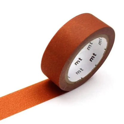 mt masking tape (Sweet Bella) Washi Tape Tape Single: Matte Burnt Orange