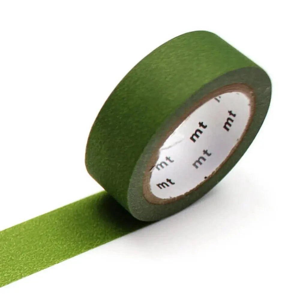 mt masking tape (Sweet Bella) Washi Tape Tape Single: Matte Olive Green