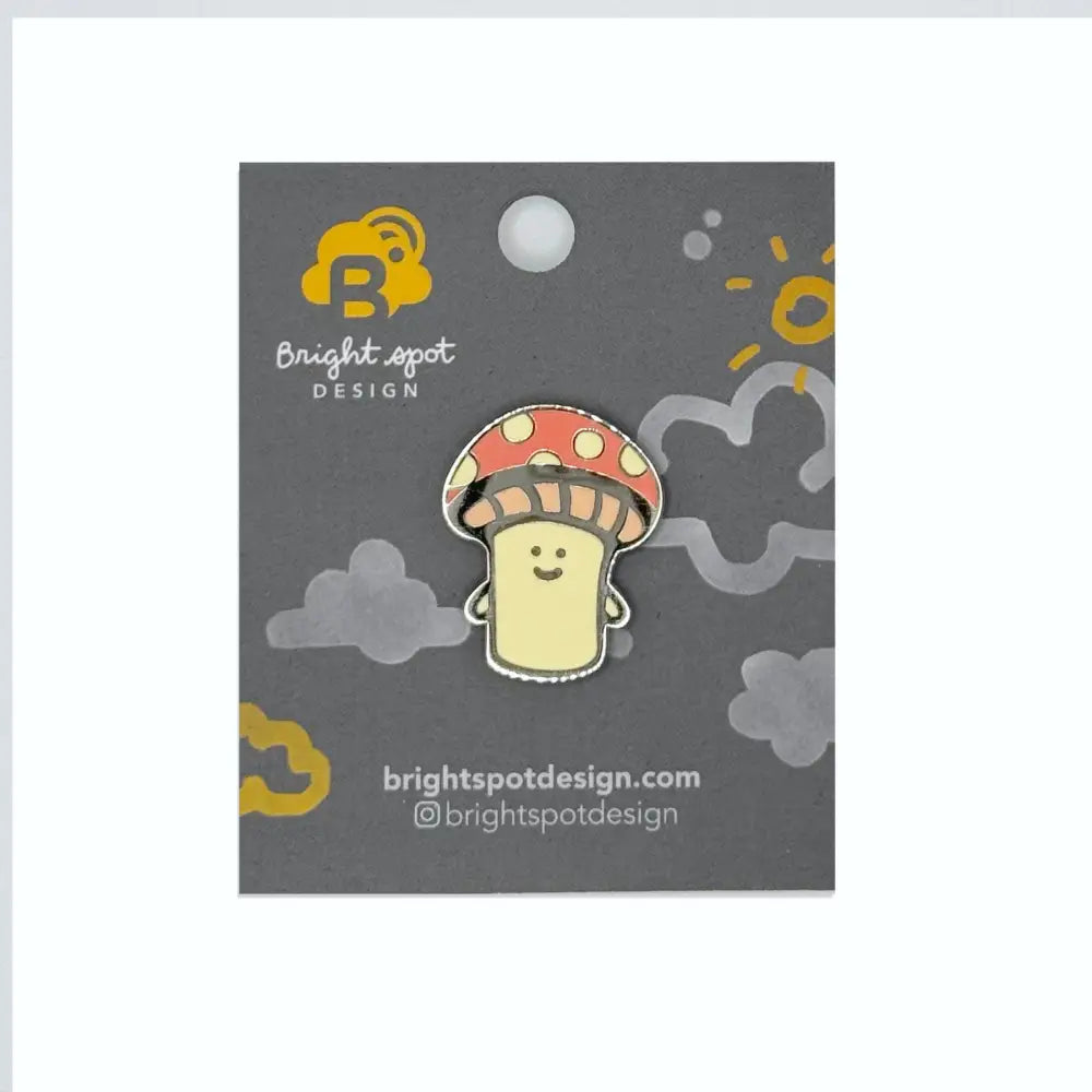 Mushroom Enamel Pin