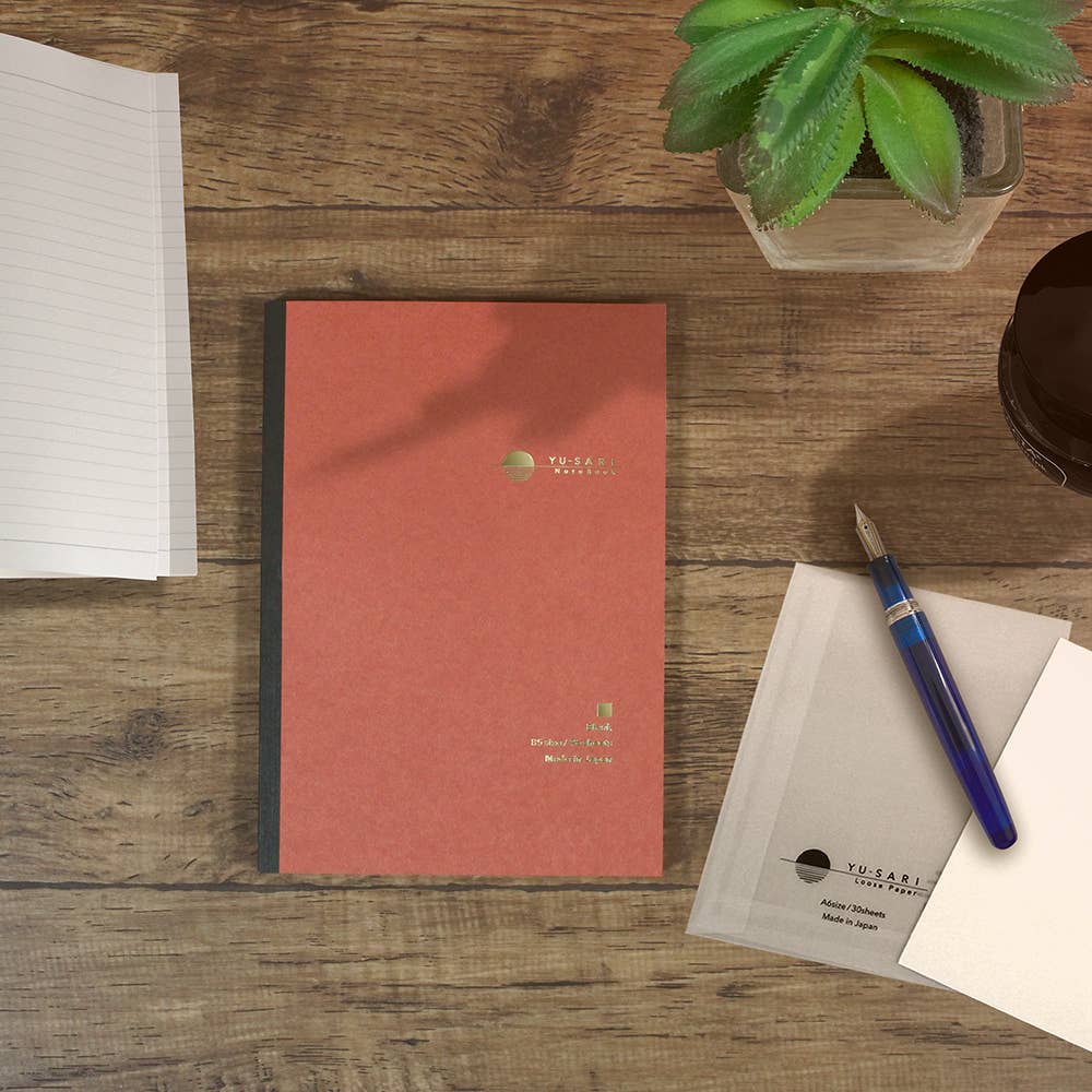 NAKABAYASHI Stationery Yu-sari Notebook for Fountain Pen B5 size