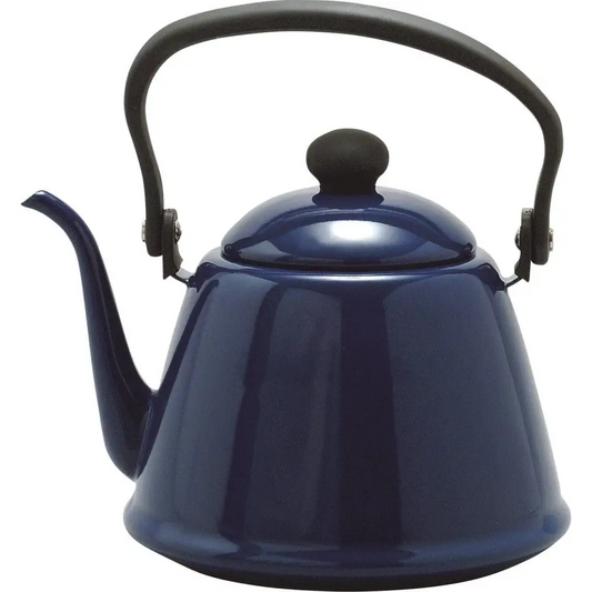 YAGIHASHI CO.,LTD Drip Kettle II 2.0L Navy Noda Enamel IH Kettle DK-200NB Navy Noda Horo Enamel Drip Kettle