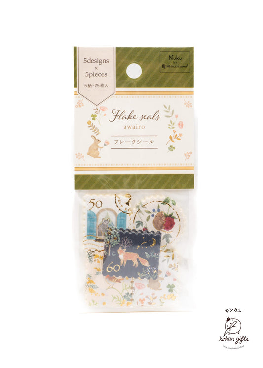 NB.CO.,LTD. Animals NUKU - Flake seals Stickers