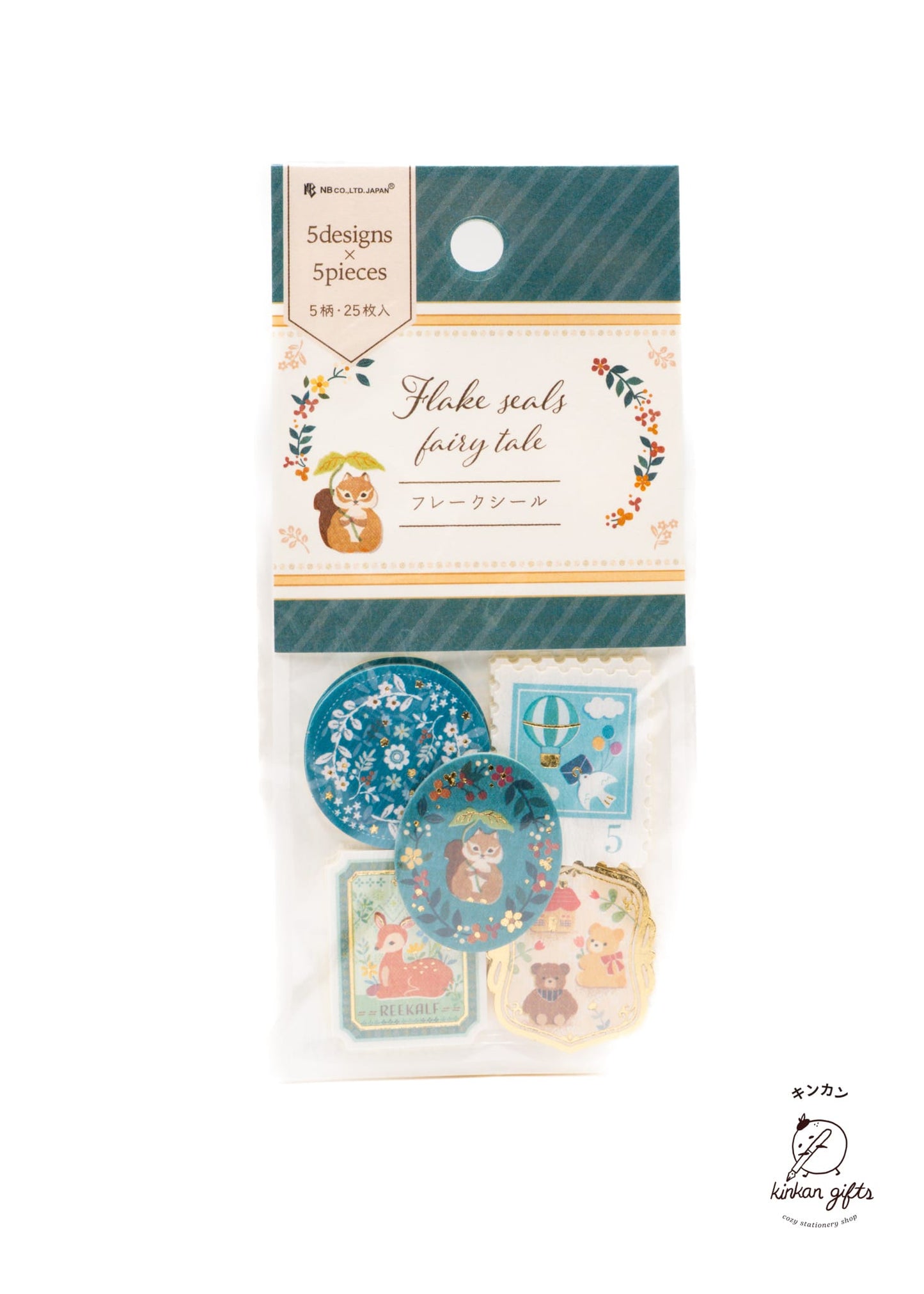 NB.CO.,LTD. Fairytale NUKU - Flake seals Stickers