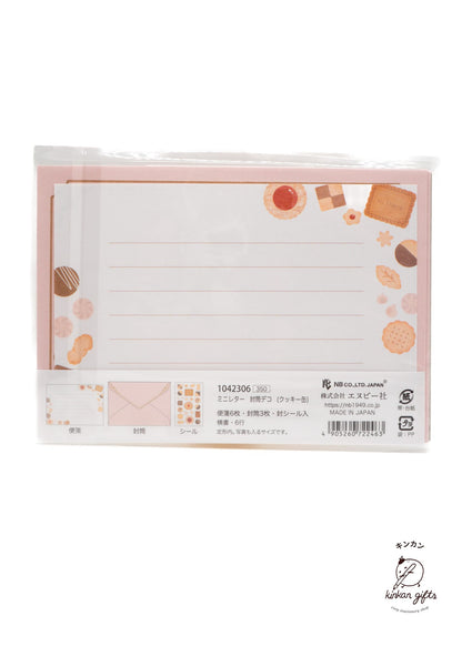 NB.CO.,LTD. NB CO.,LTD. Japan - Cookie Tin Mini Letter Set