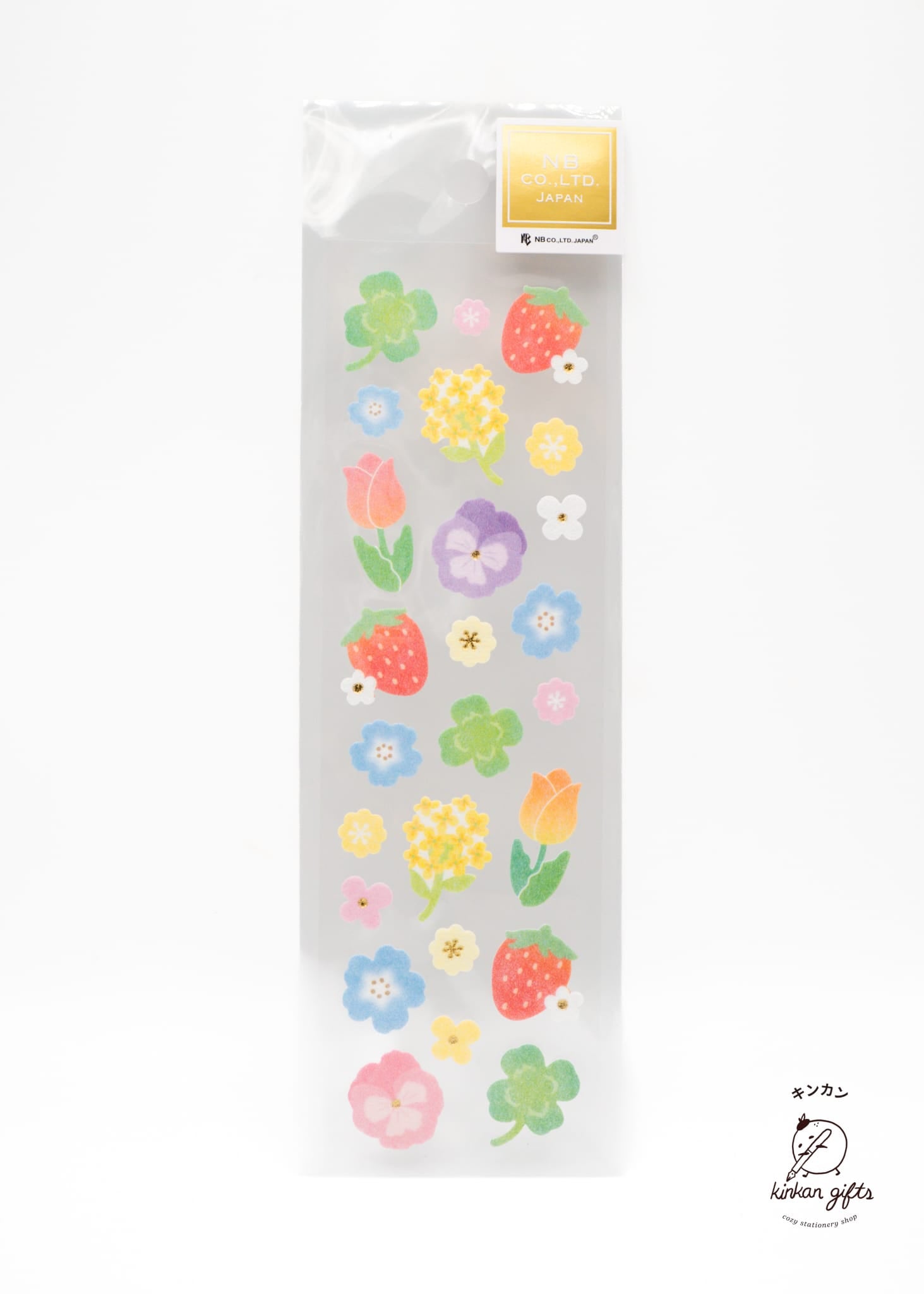 NB.CO.,LTD. NB CO.,LTD. Japan - Sticker Sheet - Fruit & Flowers