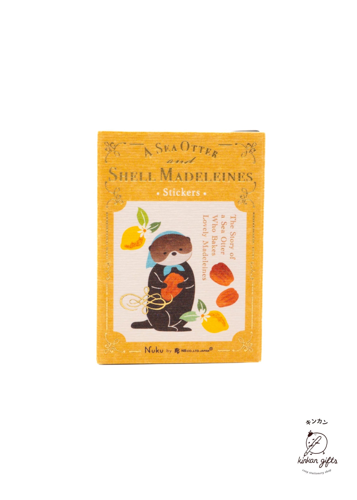 NB.CO.,LTD. Otters & Madeleines NUKU - RESSA - Matchbox Flake Seal Stickers