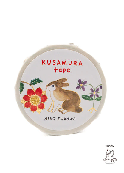 neowing corporation Washi Tape Aiko Fukawa foil stamped masking tape KUSAMURA tape Asano Midori Washi Tape