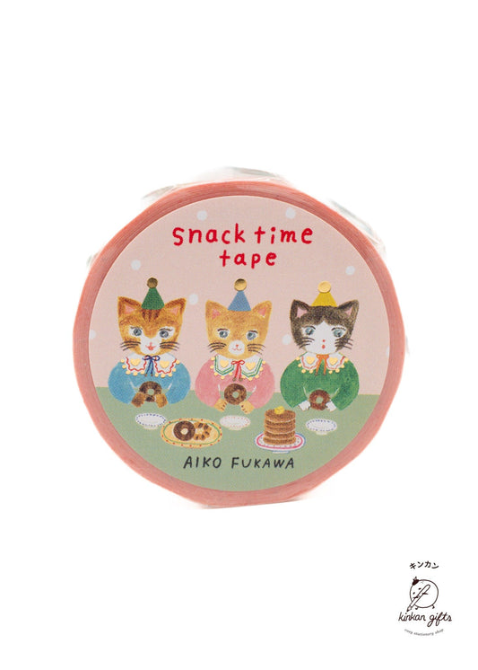 neowing corporation Washi Tape Aiko Fukawa foil stamped masking tape snack time tape Asano Midori Washi Tape