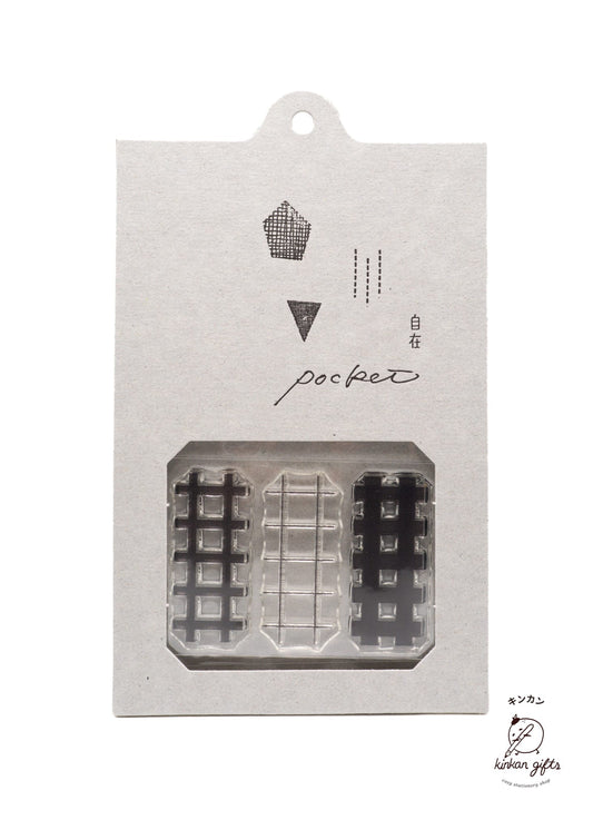 nombre JIZAI Clear Stamp - POCKET - Repeating Patterns