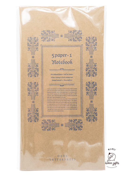 OEDA LETTERPRESS Co.,Ltd Notebooks & Notepads Oeda Letterpress Co. - 5 Paper + 1 Notebook