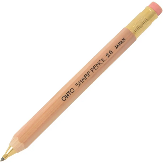 OHTO Wooden Mechanical Pencil 2.0mm - Wooden mechanical pencil 2.0mm natural - pencils