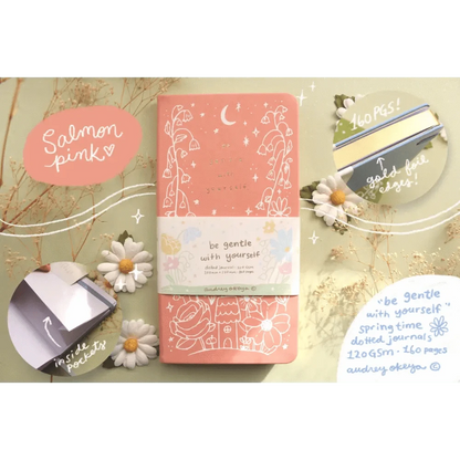 Okeya Stationery Co. Journals "Be Gentle With Yourself" Pink small journal