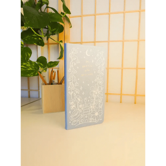 Okeya Stationery Co. Journals "Be Gentle With Yourself" Small Light Blue Journal - Okeya Stationery Co.