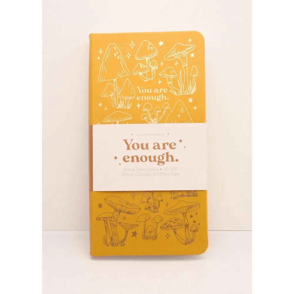 Okeya Stationery Co. Journals You Are Enough Small Yellow Journal