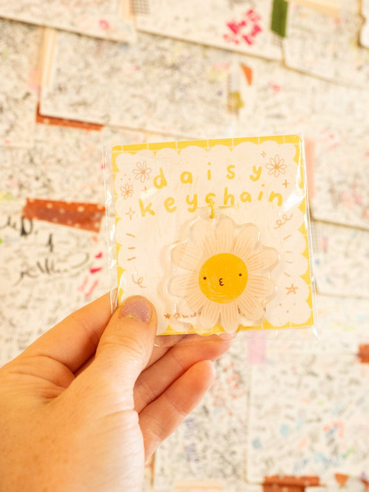 Okeya Stationery Co. Keychains Daisy Keychain - Okeya Stationery Co.