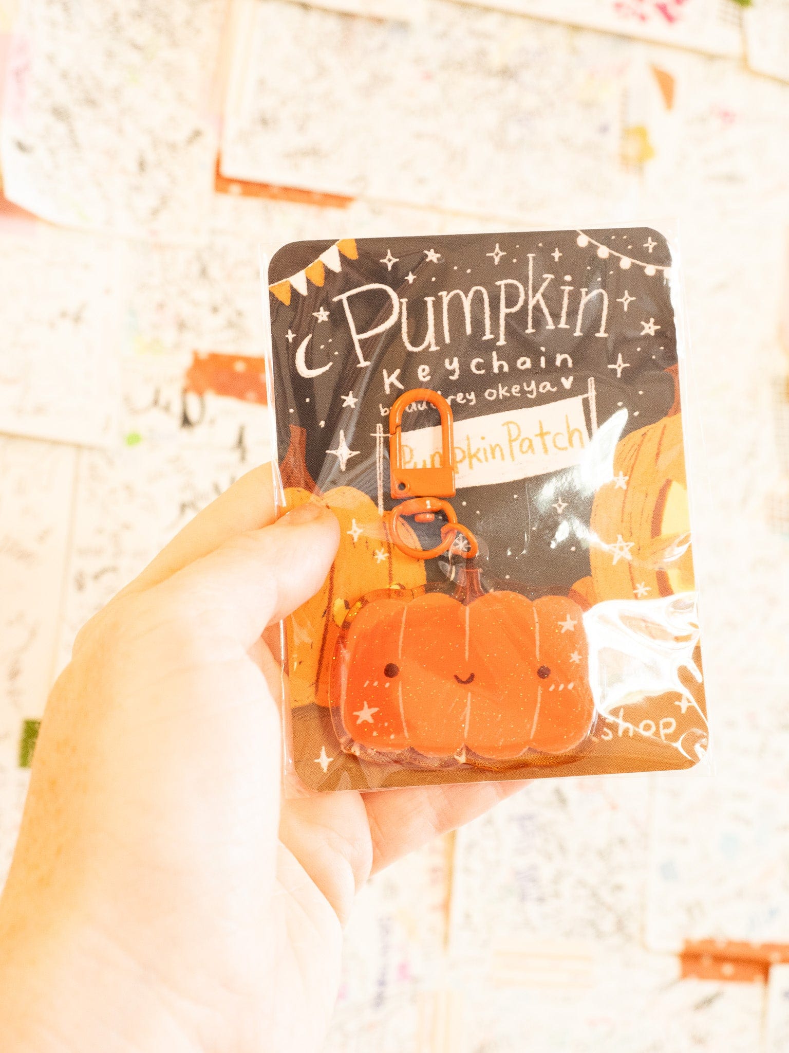 Okeya Stationery Co. Keychains Pumpkin Keychain - Okeya Stationery Co