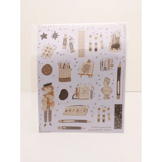 Okeya Stationery Co. Sticker Sheet Artist Sticker Sheet