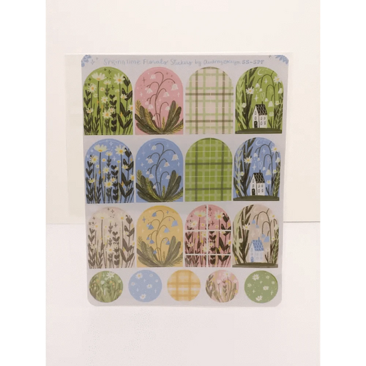 Okeya Stationery Co. Sticker Sheet Springtime Florals Sticker Sheet