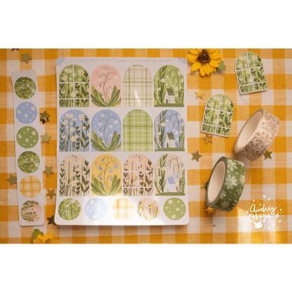 Okeya Stationery Co. Sticker Sheet Springtime Florals Sticker Sheet