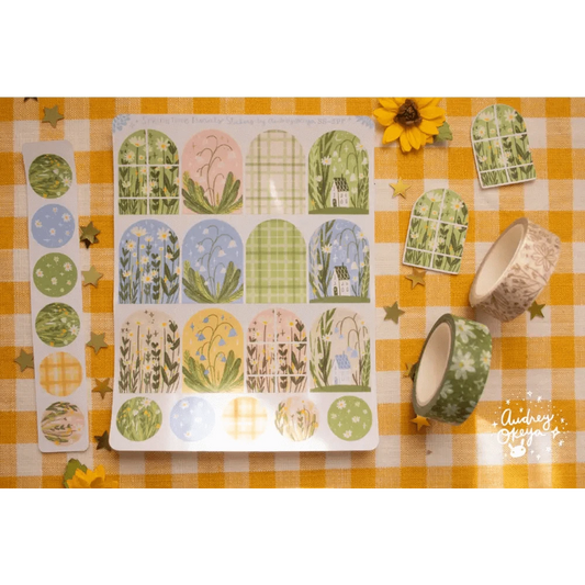 Okeya Stationery Co. Sticker Sheet Springtime Florals Sticker Sheet