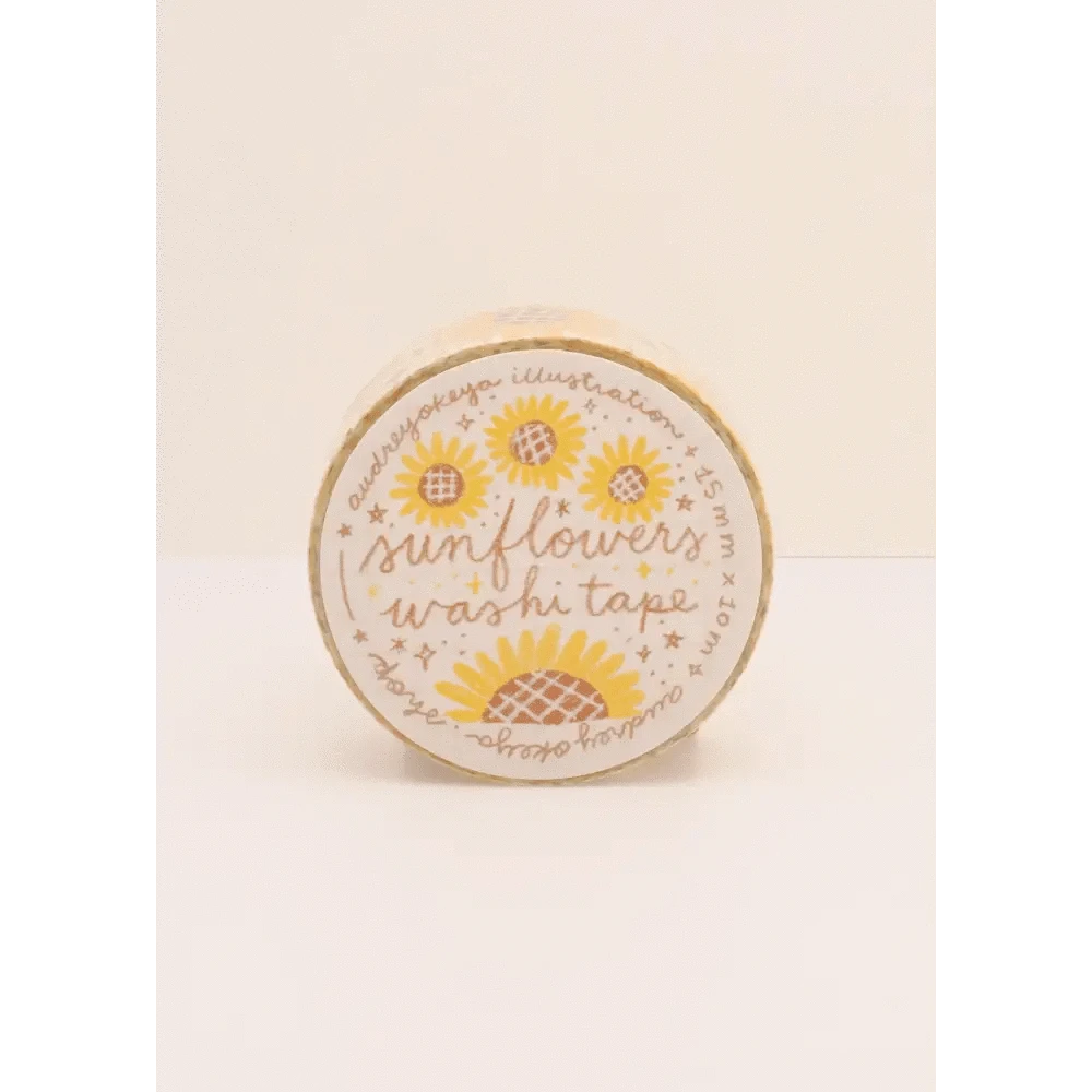 Okeya Stationery Co. Washi Tape Sunflower Washi Tape