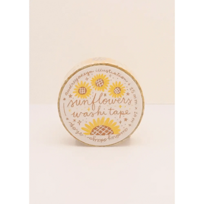Okeya Stationery Co. Washi Tape Sunflower Washi Tape