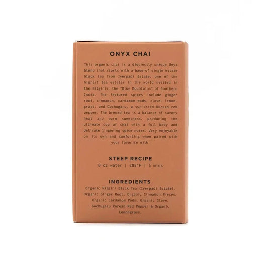 Onyx Coffee Lab Tea & Tea Sets 15 Sachets Onyx Gochujang Chai