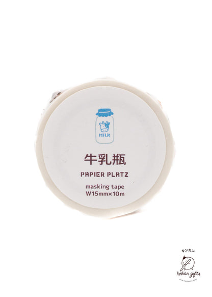 PAPIER PLATZ Bottled Milk Drinks Papier Platz Washi Tape - Kamoi Kakoshi