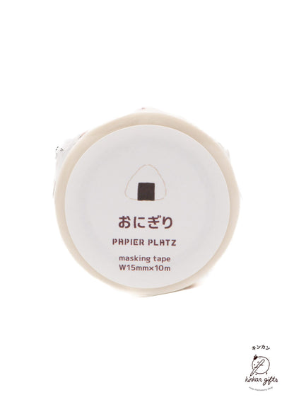 PAPIER PLATZ Onigiri Papier Platz Washi Tape - Kamoi Kakoshi